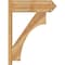 Ekena Millwork Westlake Rough Sawn Arts and Crafts Outlooker, Western Red Cedar, 8"W x 26"D x 34"H OUT08X26X34WTL03RWR - alternate 2